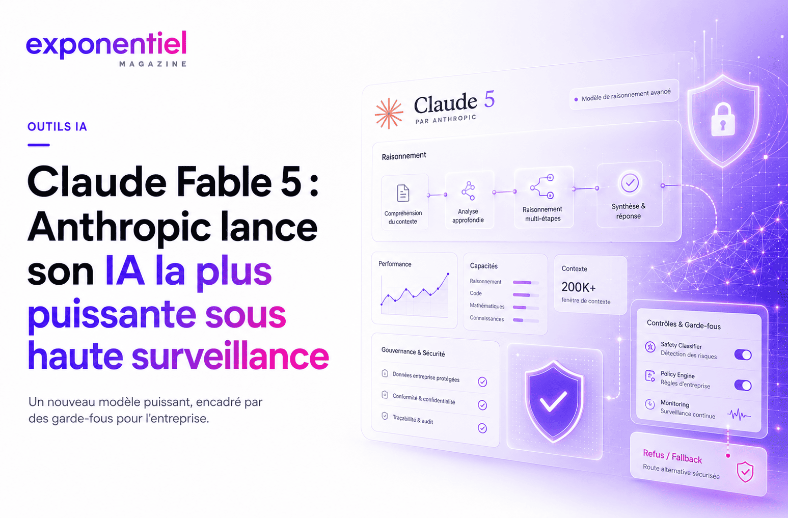 Claude Fable 5 : Anthropic lance son IA la plus puissante sous haute surveillance