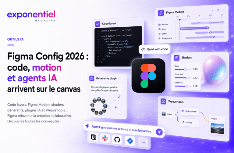 Figma Config 2026 : code, motion et agents IA arrivent sur le canvas