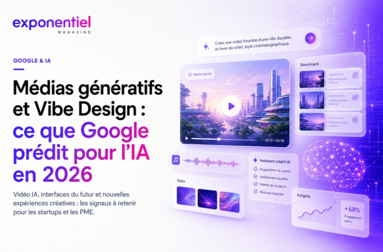 Médias génératifs et Vibe Design : ce que Google prédit pour l'IA en 2026