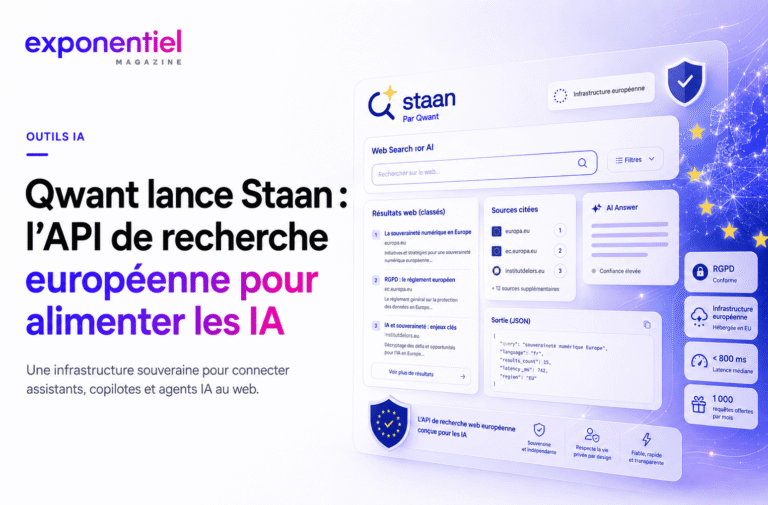 Qwant lance Staan : l’API de recherche européenne qui veut connecter les IA au web