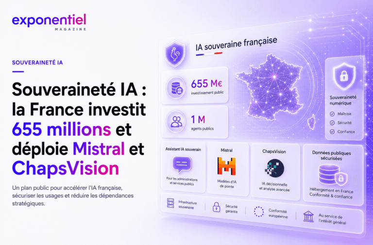 Souveraineté IA : la France investit 655 millions et déploie Mistral et ChapsVision