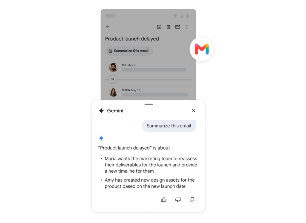 poser des questions gemini gmail