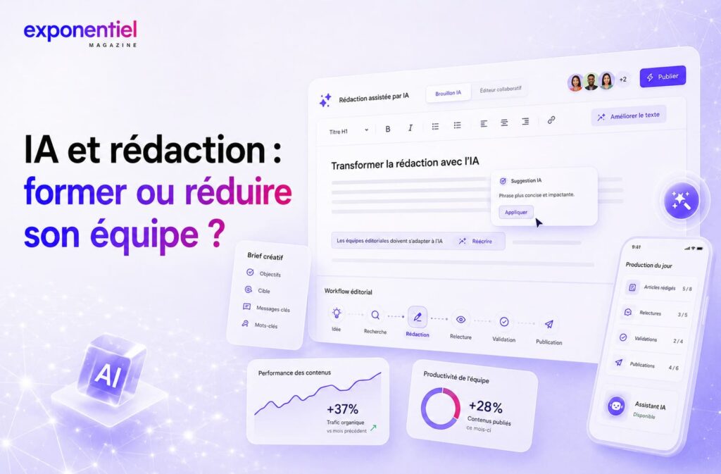 IA et rédaction former ses équipes ou réduire les effectifs, le vrai choix des entreprises