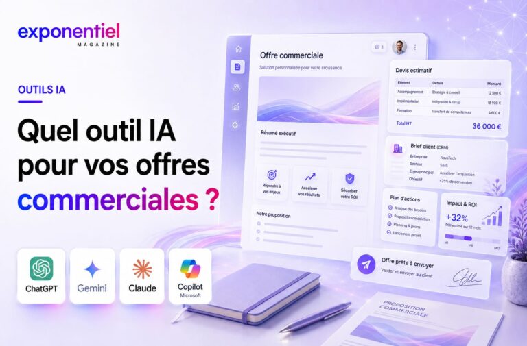 Offres commerciales avec l’IA : ChatGPT, Copilot, Claude, Gemini ou outil dédié ?