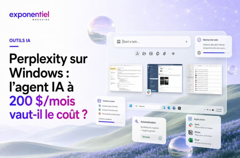 Perplexity arrive sur Windows son agent IA à 200 $mois vaut-il vraiment le coût